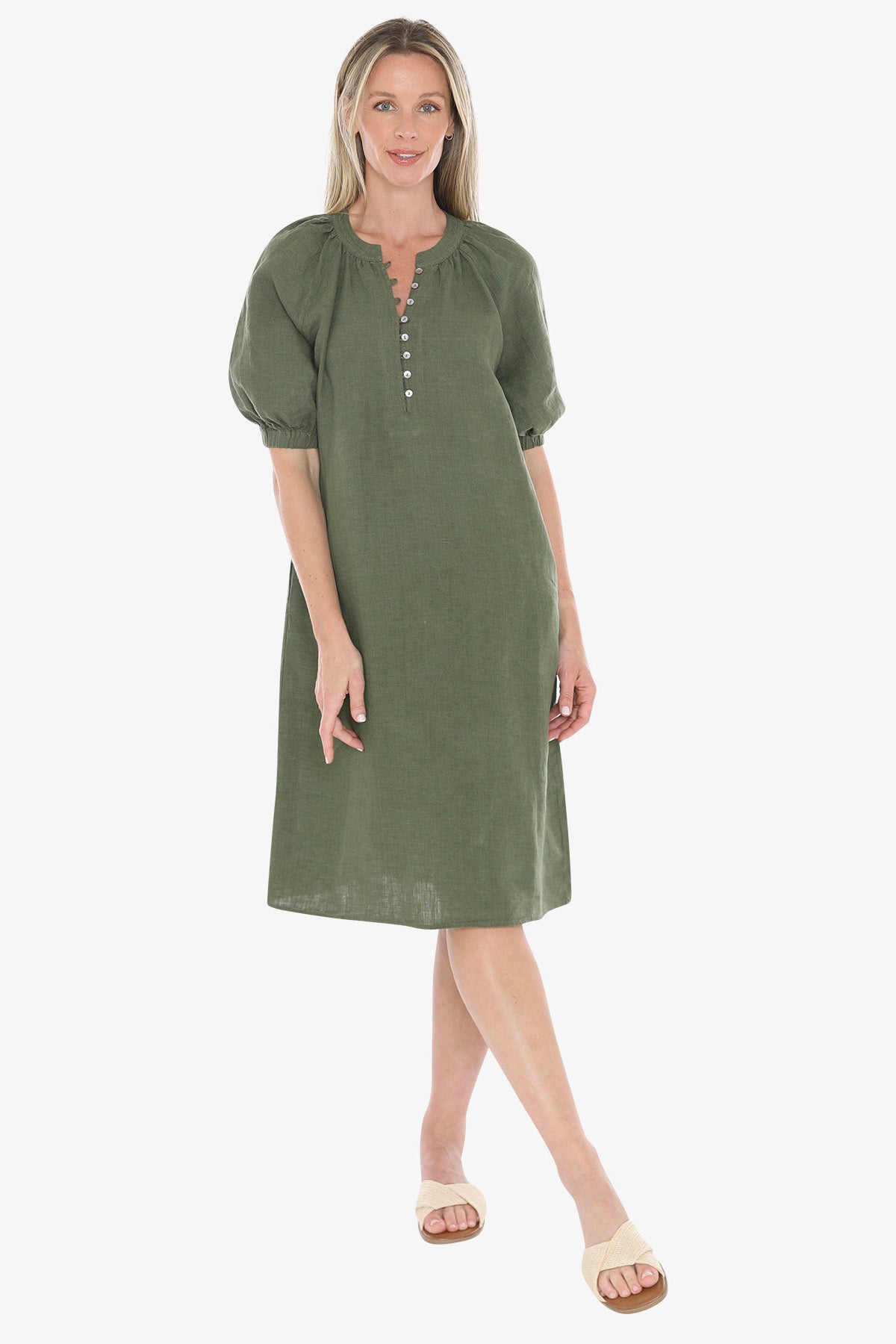 JUMP - BUTTON NECK DRESS