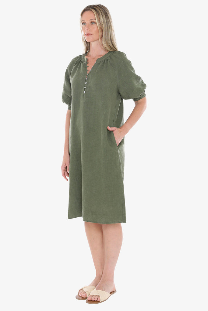 JUMP - BUTTON NECK DRESS