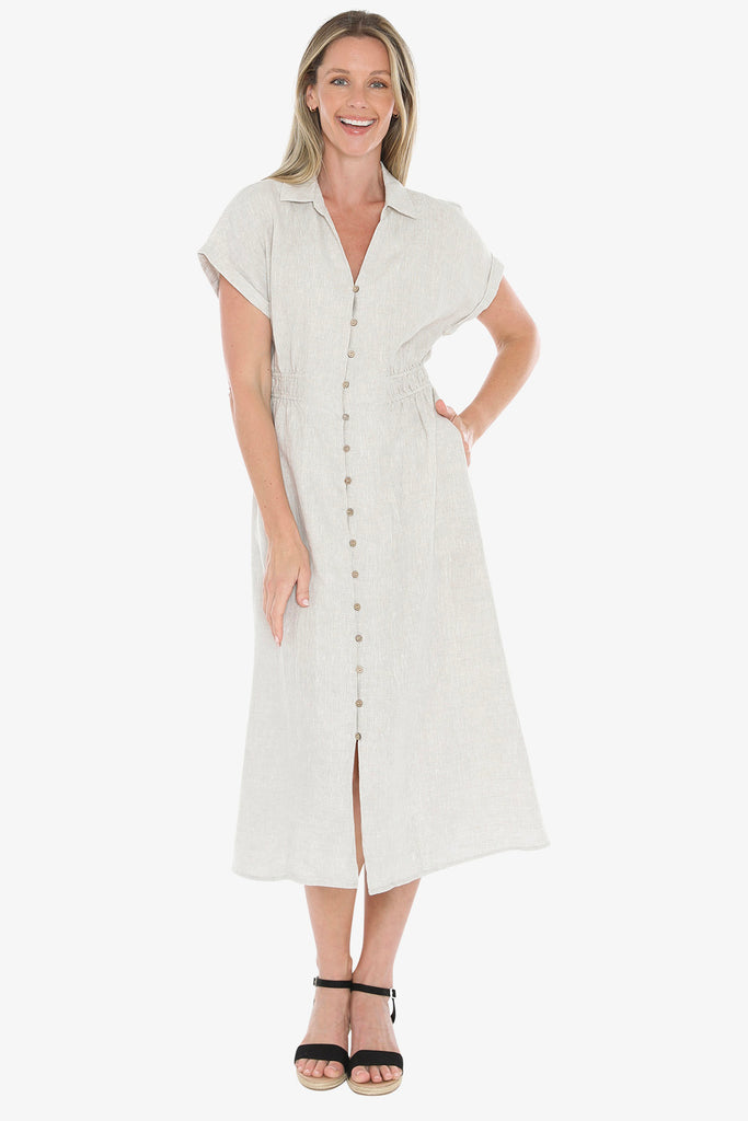 JUMP - ELASTIC WAIST DRESS