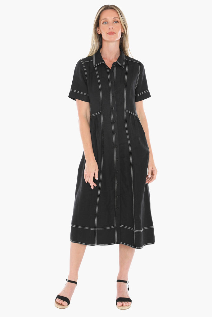JUMP - CONTRAST STITCH DRESS