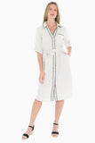 JUMP - BLANKET STITCH DRESS