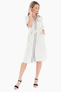 JUMP - BLANKET STITCH DRESS