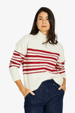JUMP - REVERSE STRIPE PULLOVER