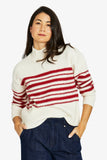 JUMP - REVERSE STRIPE PULLOVER