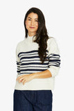 JUMP - REVERSE STRIPE PULLOVER