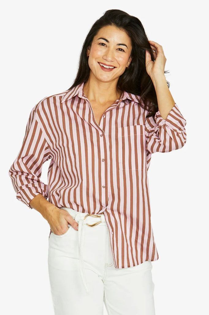 JUMP - RIBBON STRIPE SHIRT