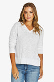 JUMP - NECK SLUB PULLOVER