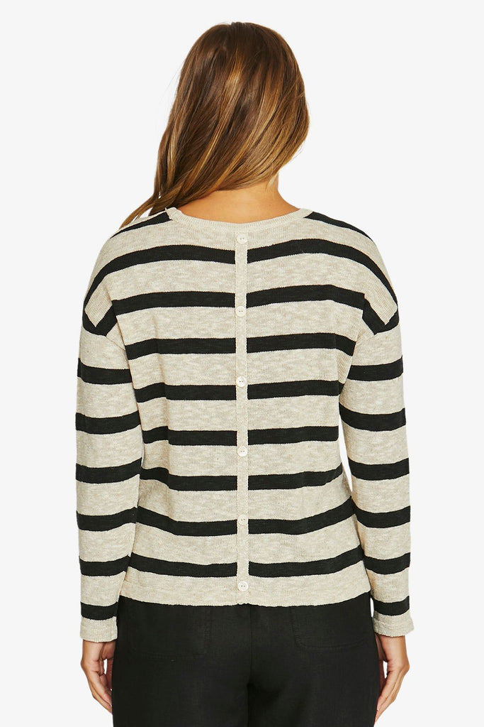 JUMP - SLUB STRIPE PULLOVER