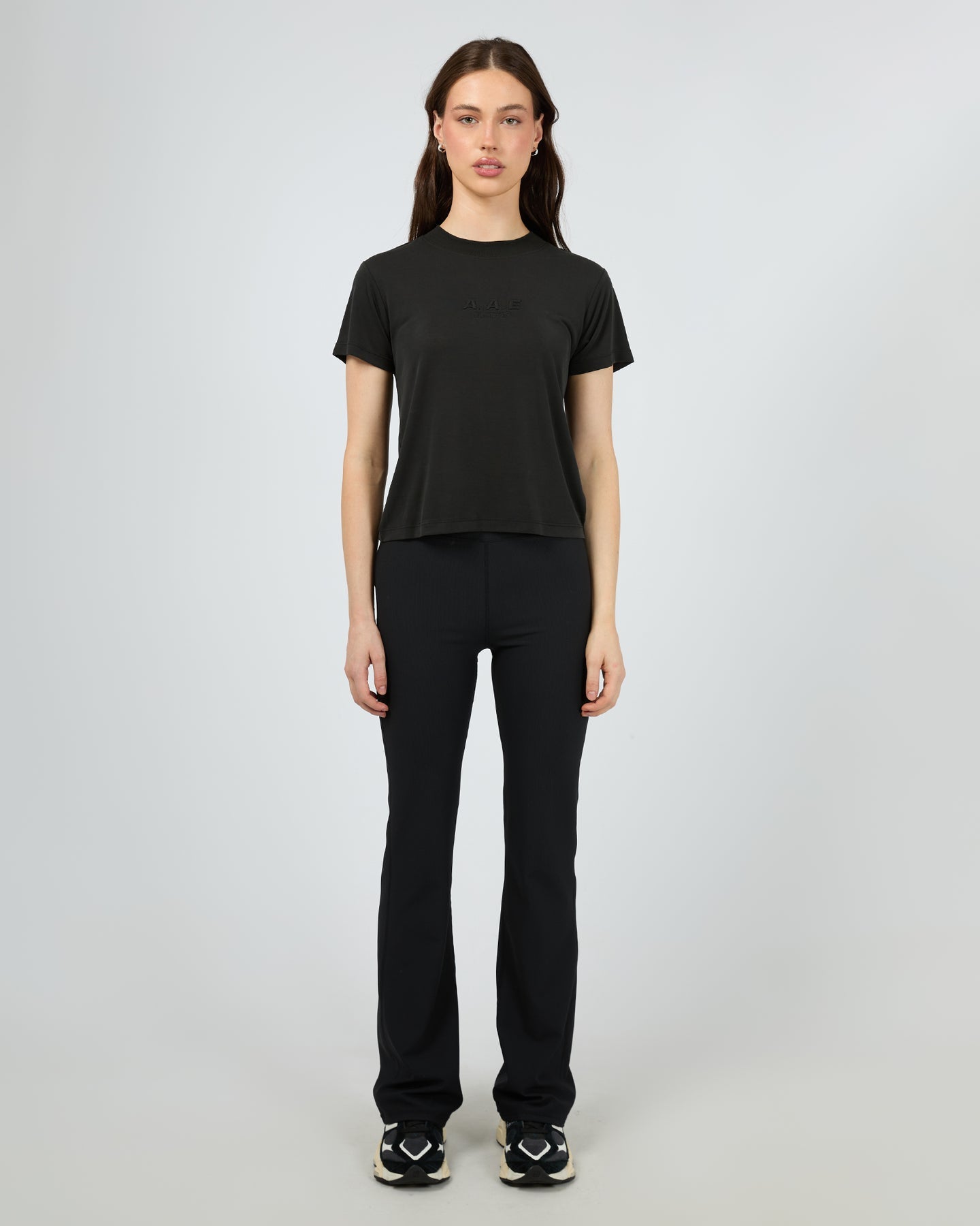 ALL ABOUT EVE - RIB FLARE PANTS