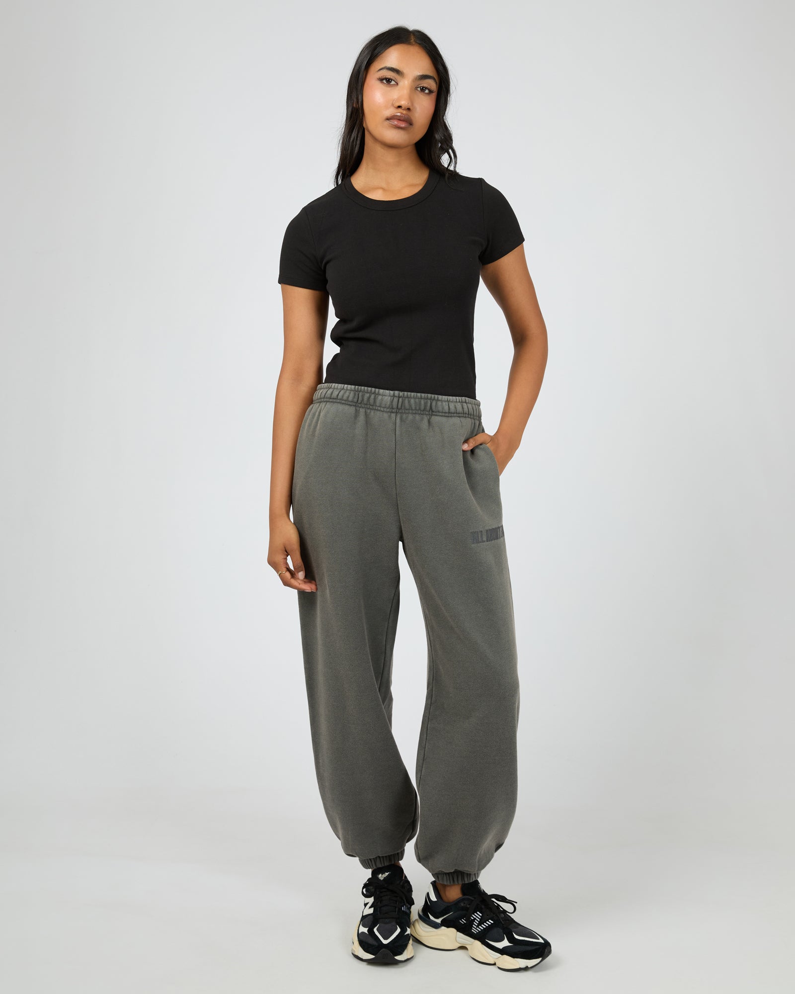 ALL ABOUT EVE - VITAL WASHED TRACKPANT