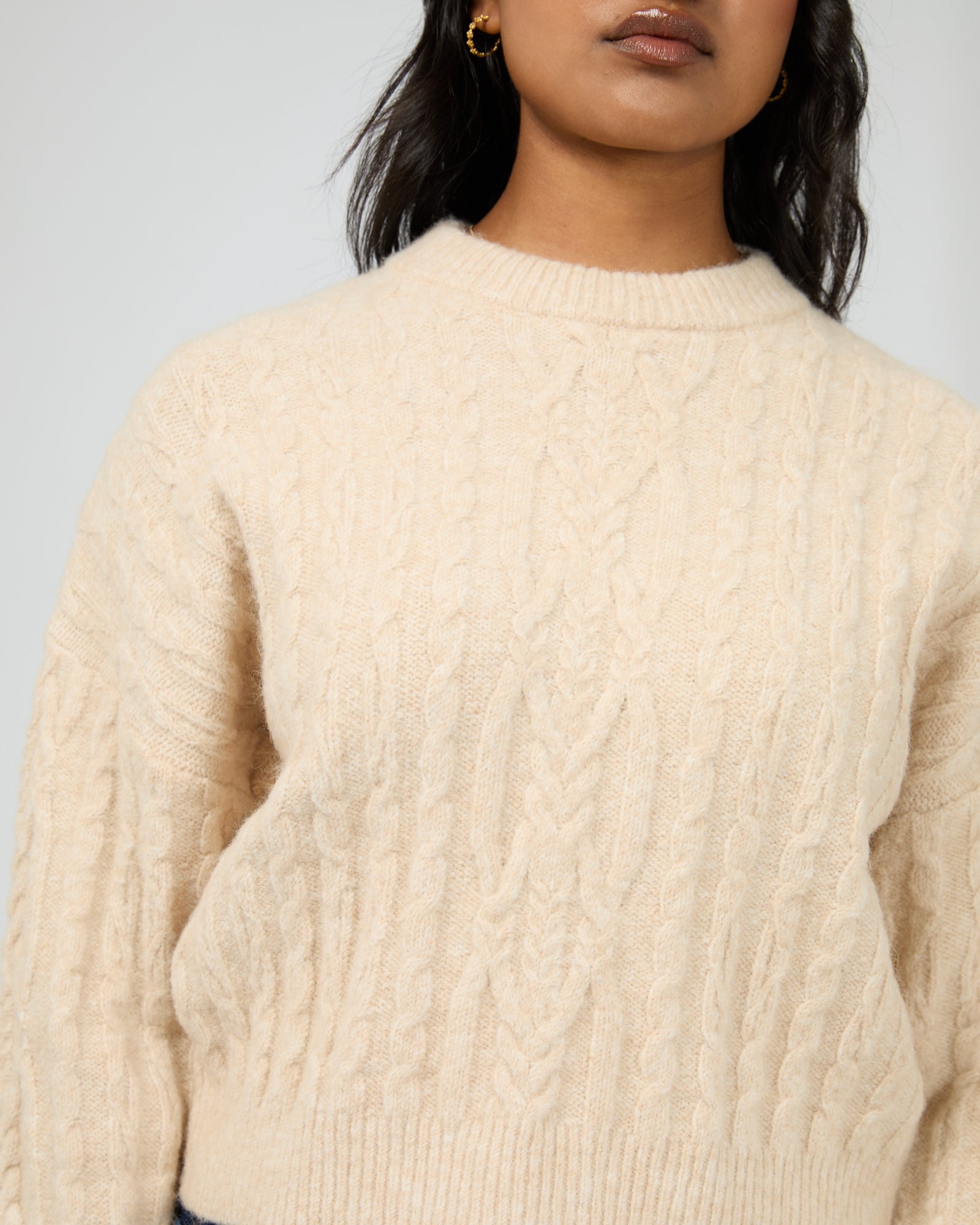 ALL ABOUT EVE - MARGAUX CABLE KNIT