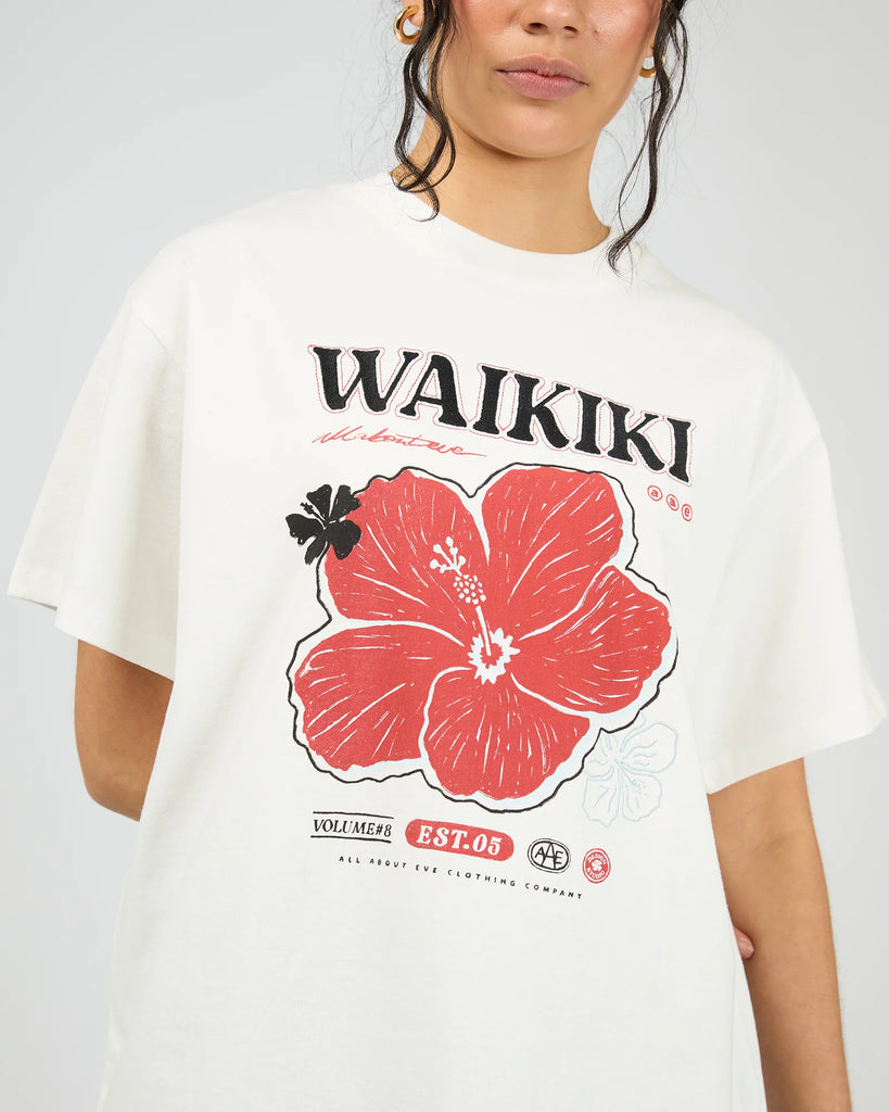 ALL ABOUT EVE - HIBISCUS RELAXED TEE