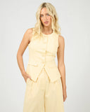 ALL ABOUT EVE - ALESSA LINEN VEST