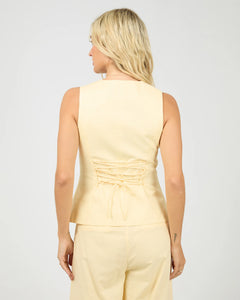 ALL ABOUT EVE - ALESSA LINEN VEST