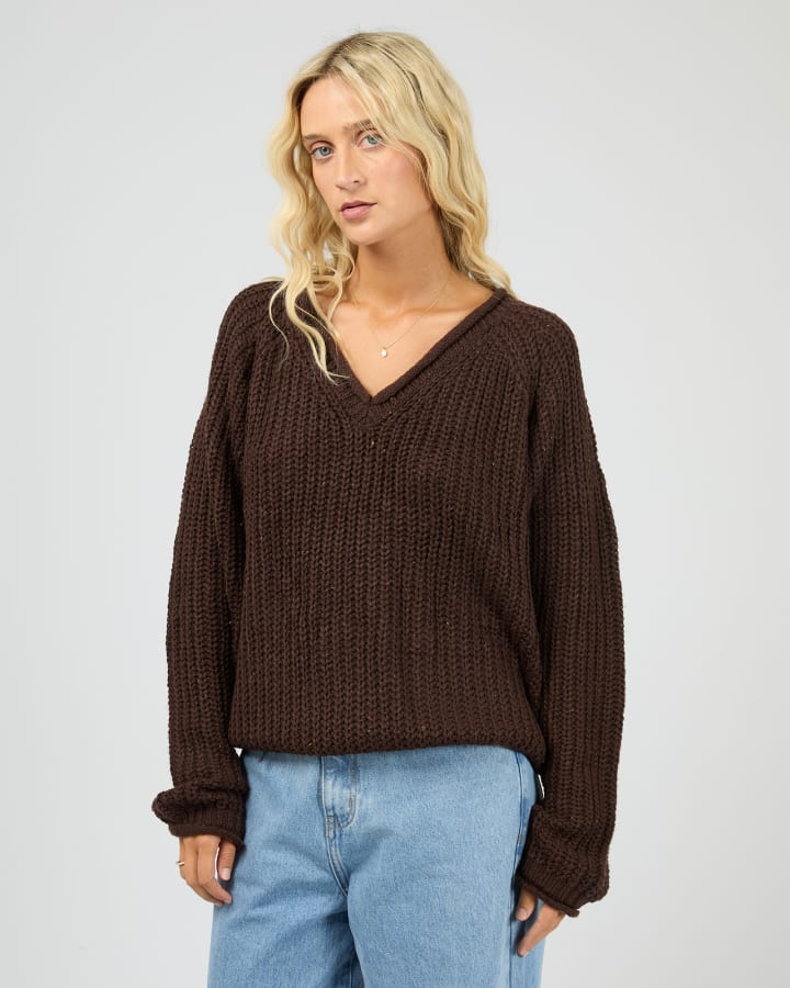 ALL ABOUT EVE - HALI V-NECK KNIT