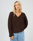 ALL ABOUT EVE - HALI V-NECK KNIT