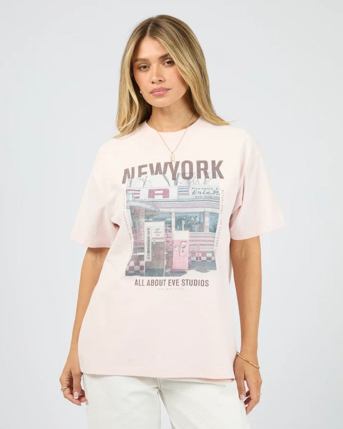 ALL ABOUT EVE - NEW YORK DINER RELAXED TEE
