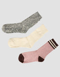 ALL ABOUT EVE - FINE RIB SOCK 3PK