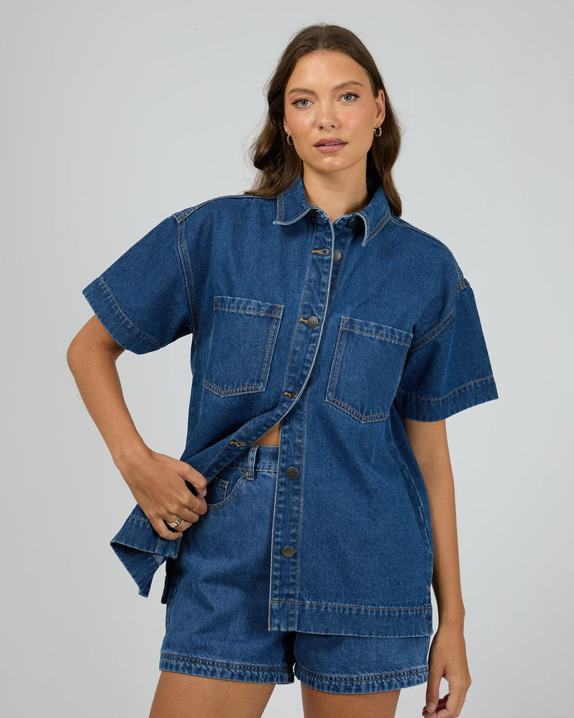 ALL ABOUT EVE - SIMI DENIM SHIRT