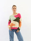 WORTHIER - SPLICED COLOUR BLOCK JUMPER