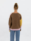 WORTHIER - SPLICED COLOUR BLOCK JUMPER