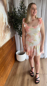 STYLE STATE - FLORAL CHIFFON DRESS