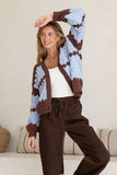 MISS MARLOW - CHUNKY HORIZEN CARDI
