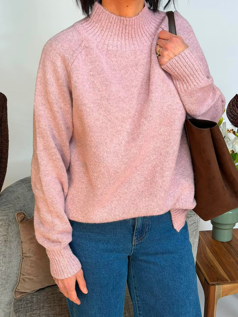 CKM - HIGH NECK KNIT