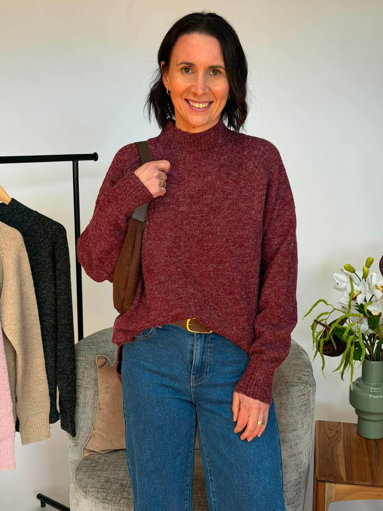 CKM - HIGH NECK KNIT