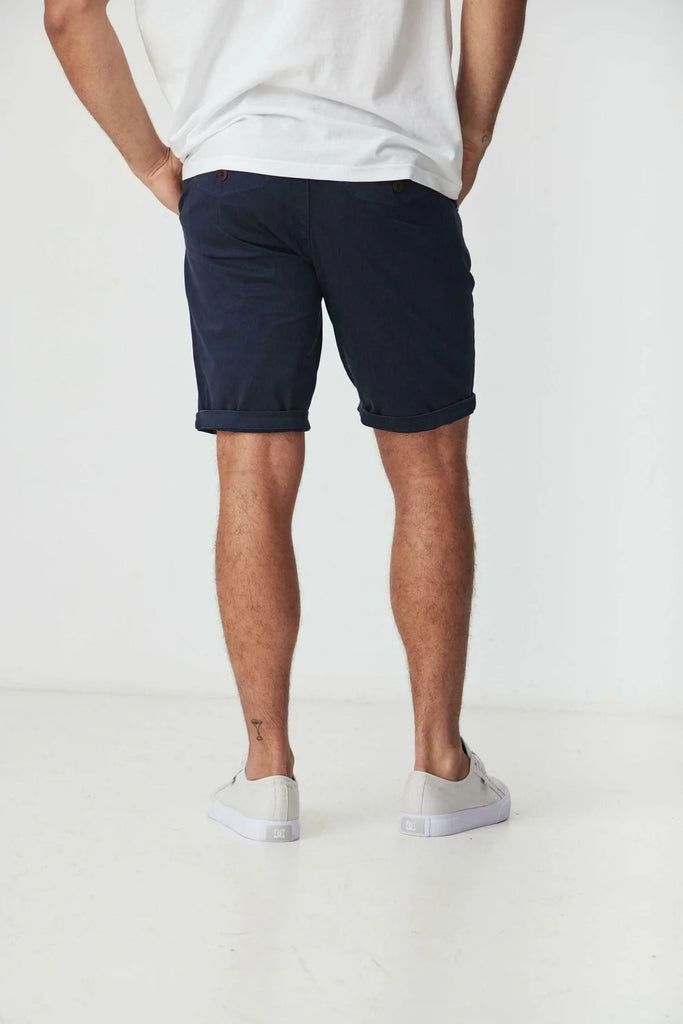 BLACK WOOD - BAKER SLIM CHINO SHORTS