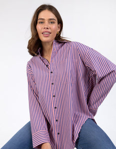 ELM - LILA STRIPE SHIRT