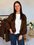 PINK DIAMOND - DENIM BOMBER JACKET