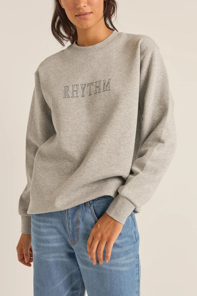 RHYTHM - FLAGSHIP BOYFRIEND FLEECE CREW