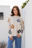 MISS MARLOW - DAISY MOCK TURTLE SLOUCH KNIT