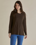 BETTY BASICS - HENDRIX RIBBED LONG SLEEVE TEE
