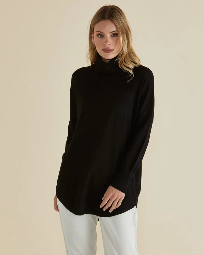 BETTY BASICS - FLEUR ROLL NECK JUMPER