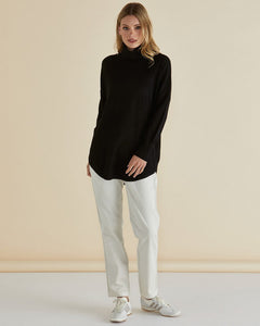 BETTY BASICS - FLEUR ROLL NECK JUMPER
