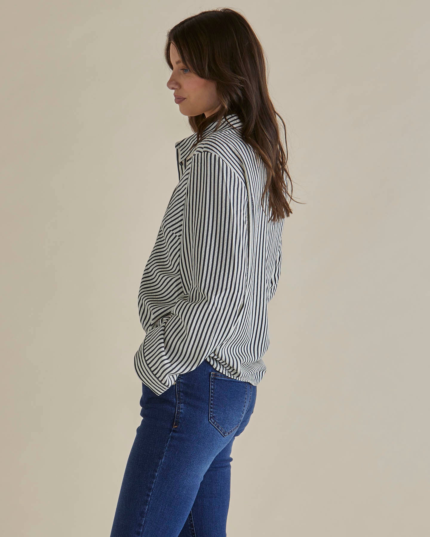 BETTY BASICS - CRINKLE SHIRT