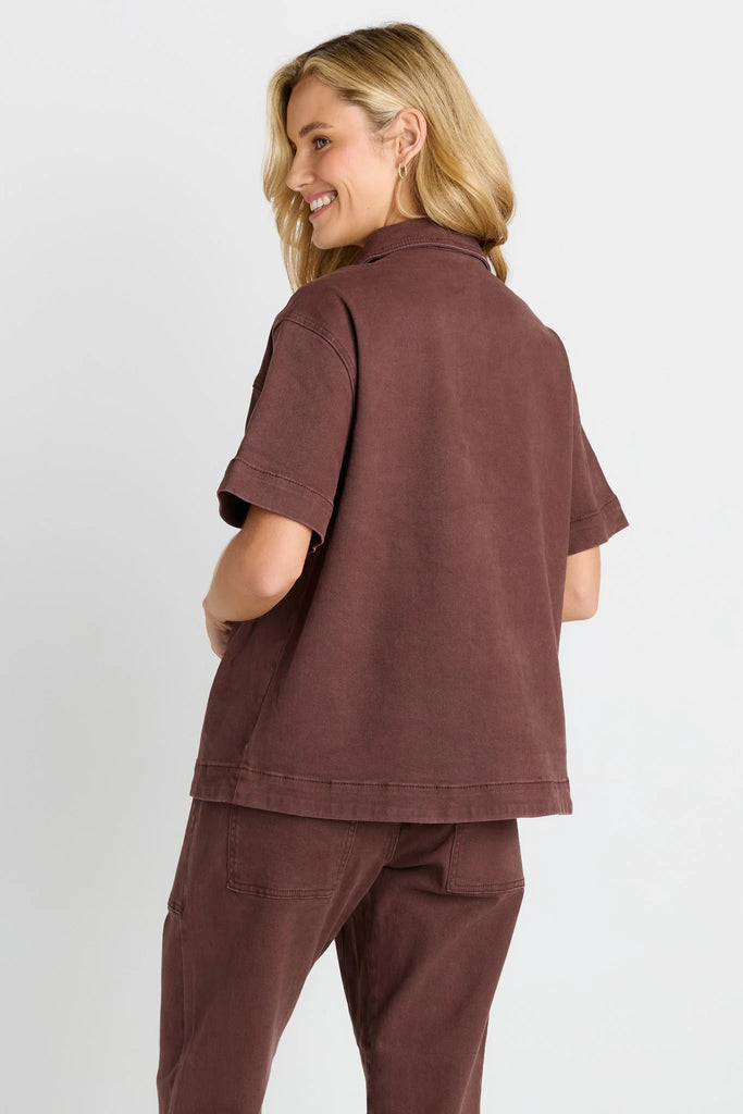 BETTY BASICS - QUINN COTTON SHIRT