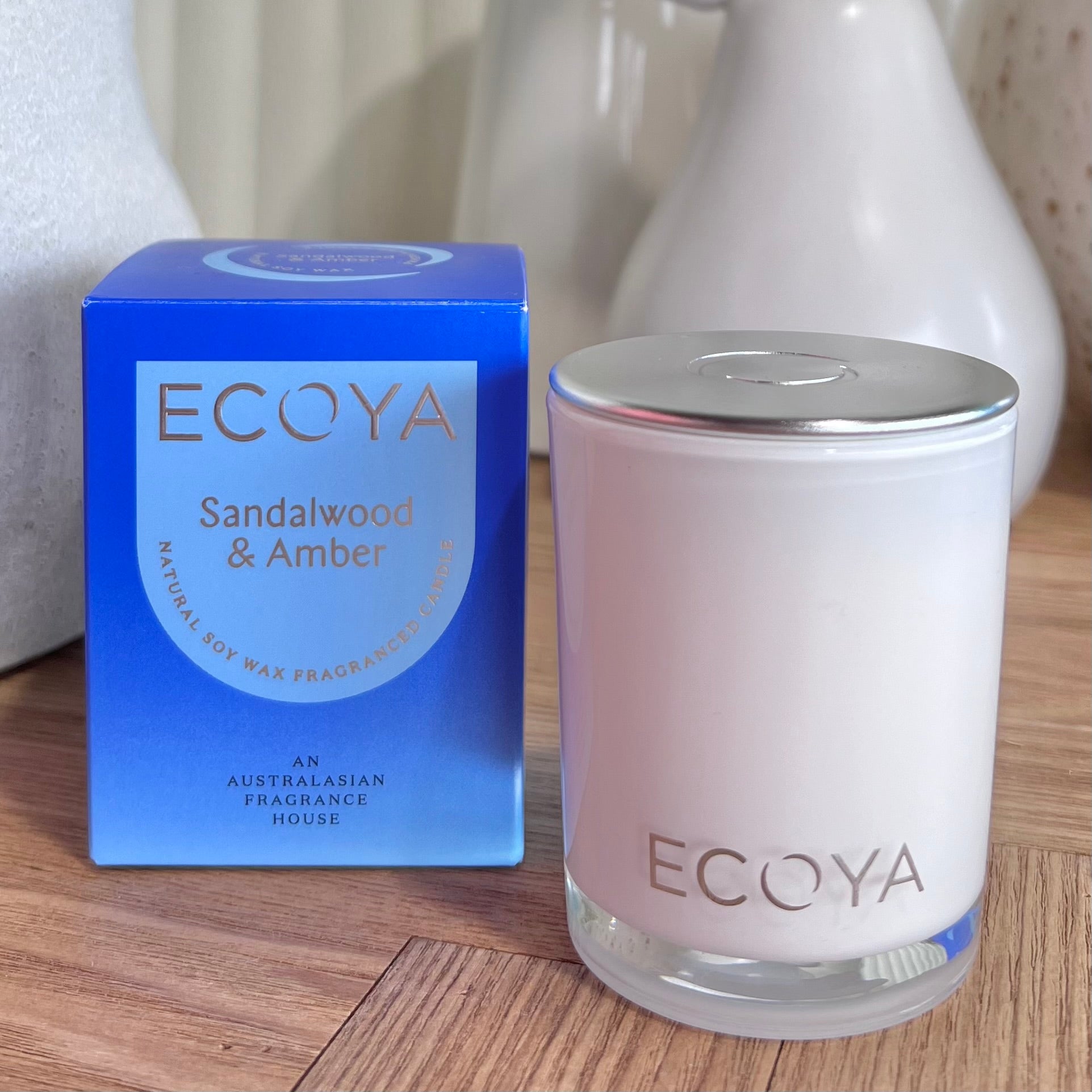 ECOYA - SANALDWOOD & AMBER MINI MADISON CANDLE