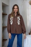 WHITE POETRY - PATCHWORK EMBROIDERY BLOUSE
