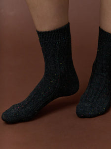 ANGELS WHISPER - CABLE NEB CREW SOCKS
