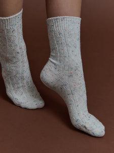 ANGELS WHISPER - CABLE NEB CREW SOCKS