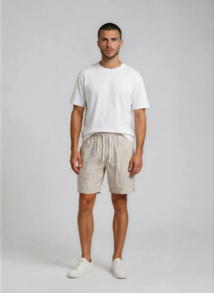 BLACK WOOD - ZIGGY LINEN SHORTS