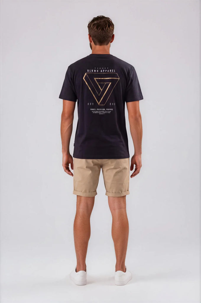 BLACK WOOD - BAKER SLIM CHINO SHORTS
