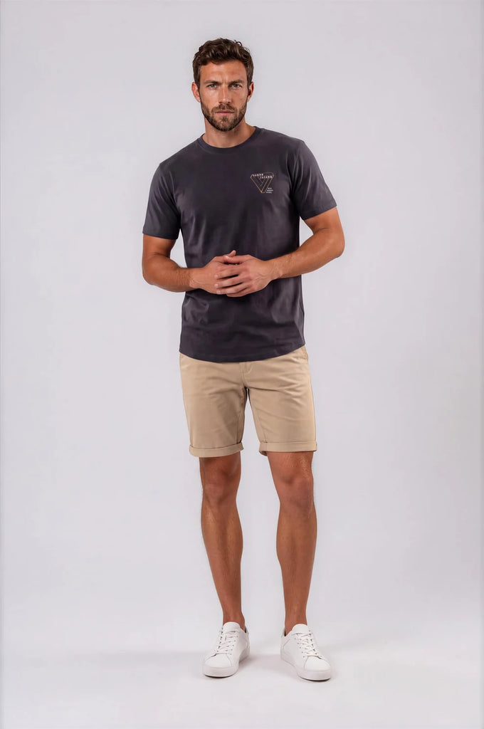 BLACK WOOD - BAKER SLIM CHINO SHORTS