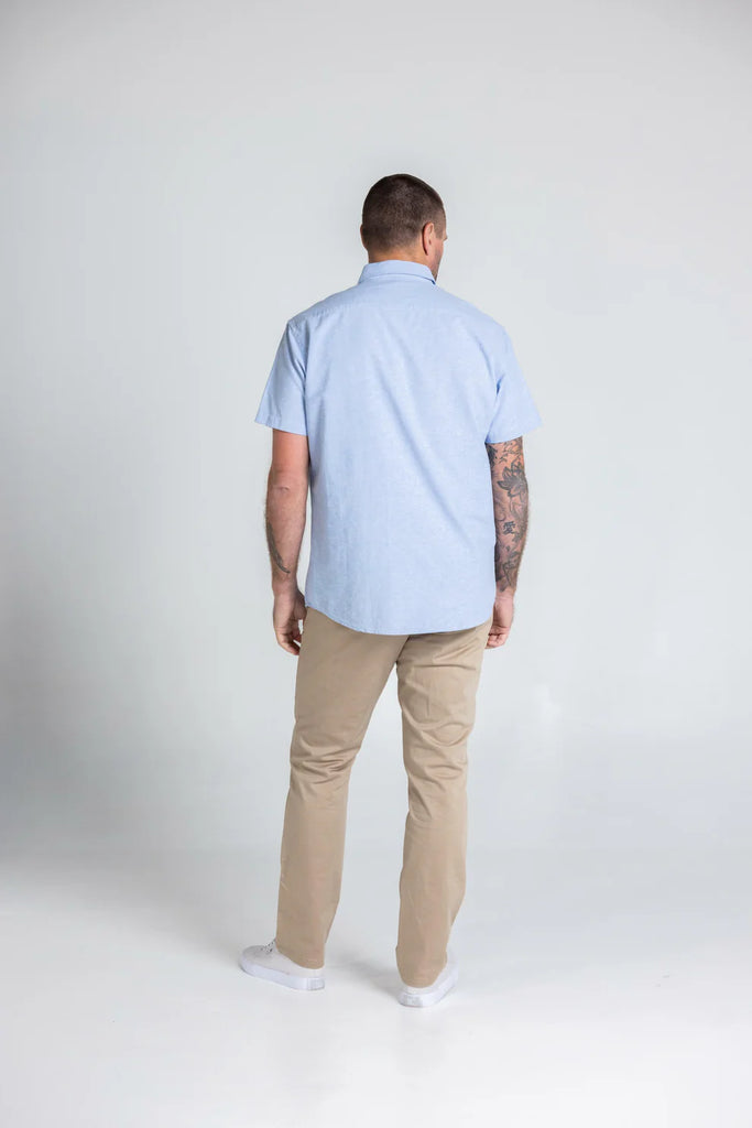 BLACK WOOD - NOOSA OXFORD SHORT SLEEVE SHIRT