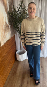 WHITE CLOSET - STRIPE JUMPER