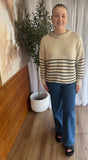 WHITE CLOSET - STRIPE JUMPER