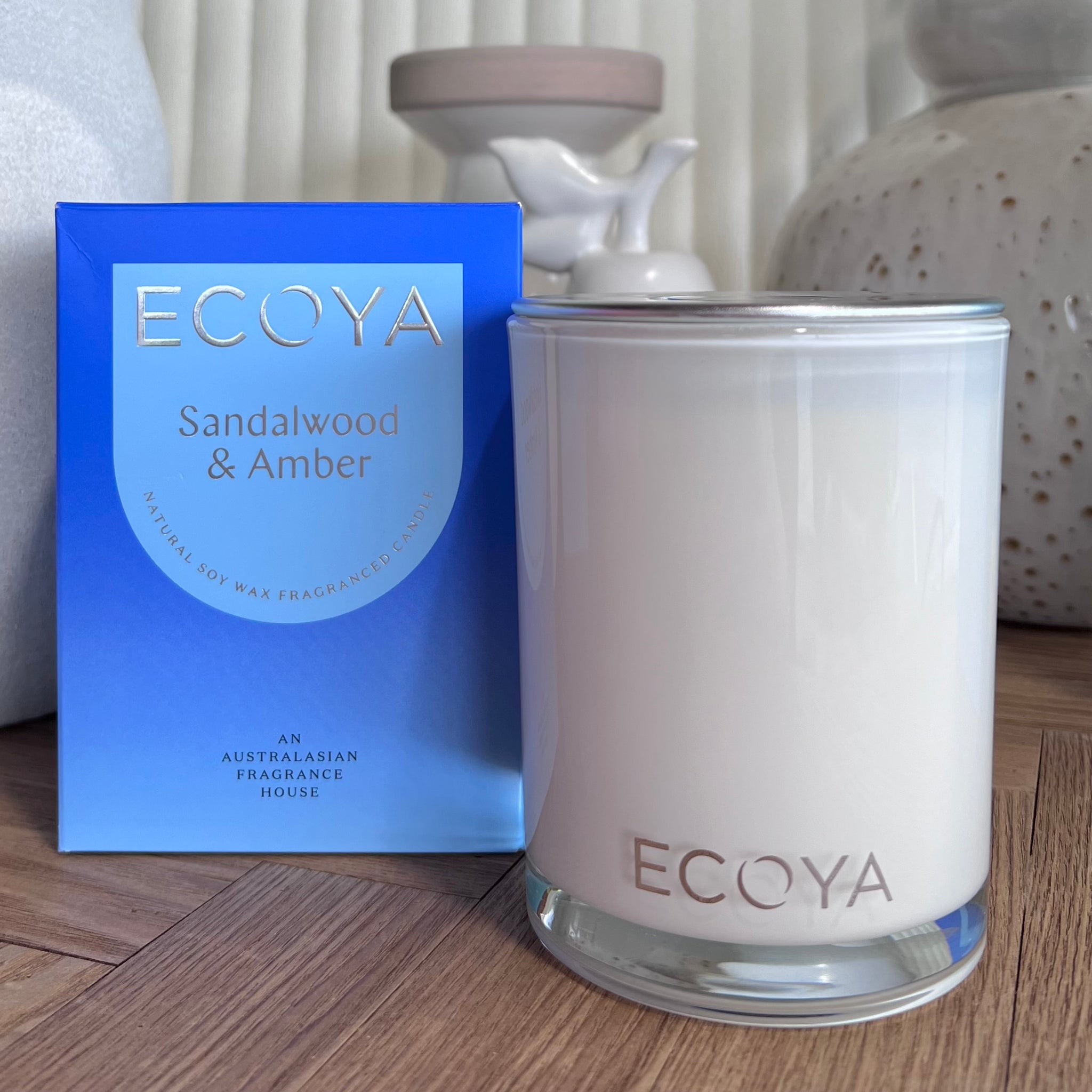 ECOYA - SANDALWOOD & AMBER MADISON CANDLE